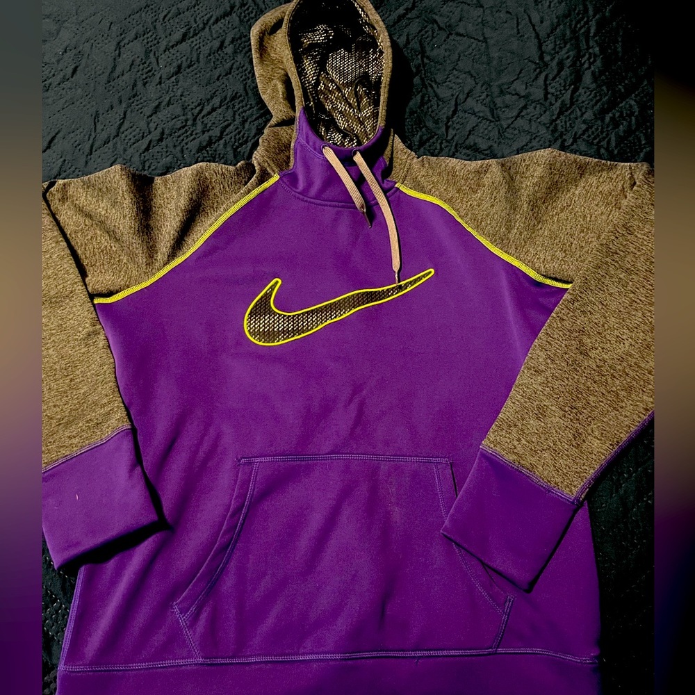 Purple Nike Thermafit Hoodie